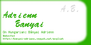 adrienn banyai business card
